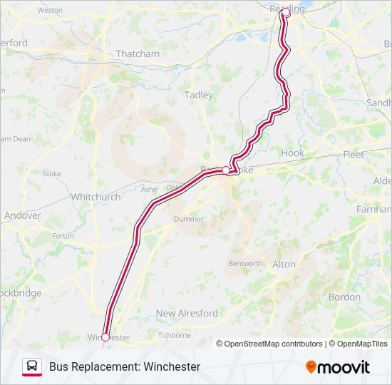 CROSSCOUNTRY Bus Line Map