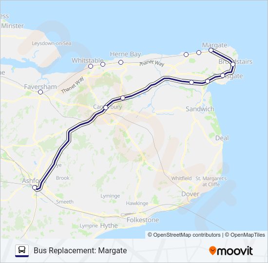 SOUTHEASTERN Bus Line Map