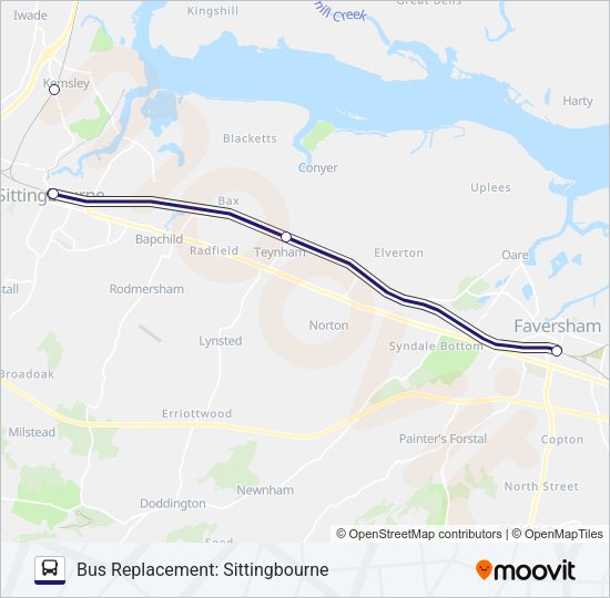 SOUTHEASTERN Bus Line Map