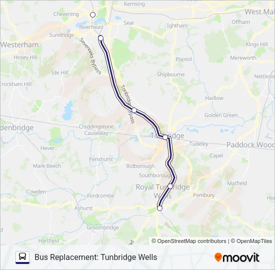 SOUTHEASTERN Bus Line Map