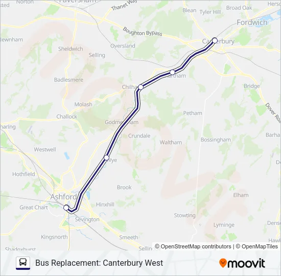 SOUTHEASTERN Bus Line Map
