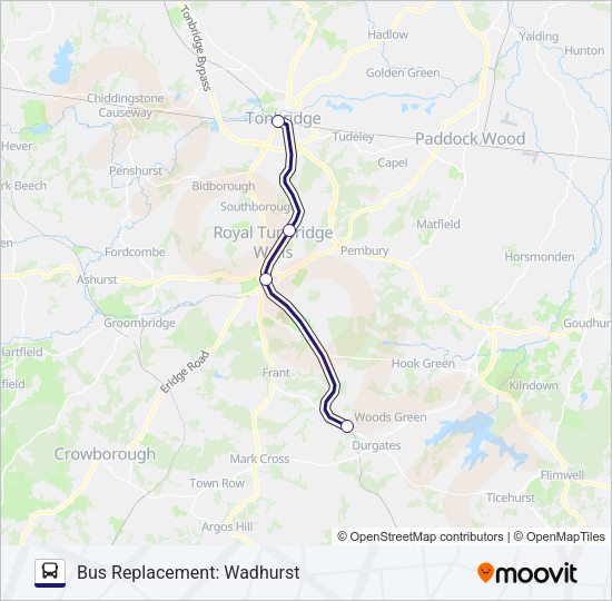 SOUTHEASTERN Bus Line Map