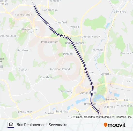 SOUTHEASTERN Bus Line Map