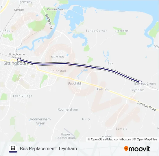 SOUTHEASTERN Bus Line Map