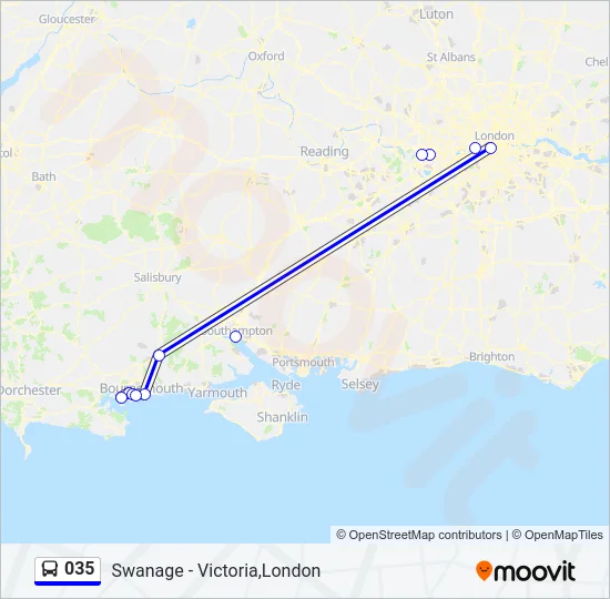 035 Bus Line Map