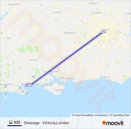 035 Bus Line Map
