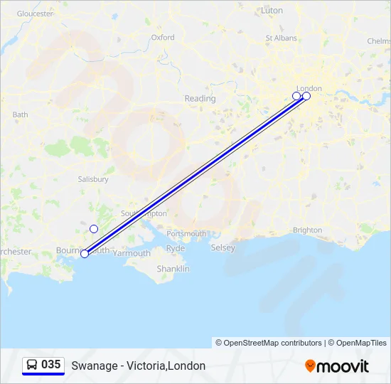 035 Bus Line Map
