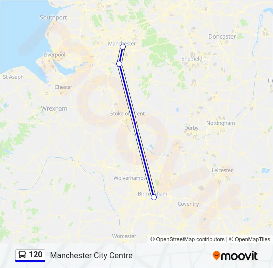 120 Bus Line Map
