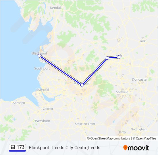 173 Bus Line Map
