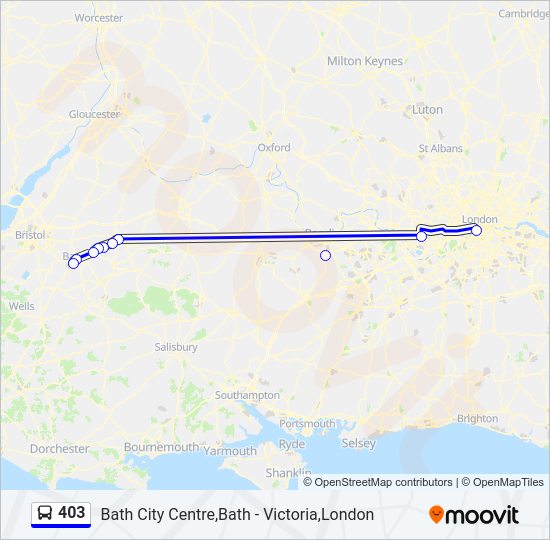 403 Bus Line Map
