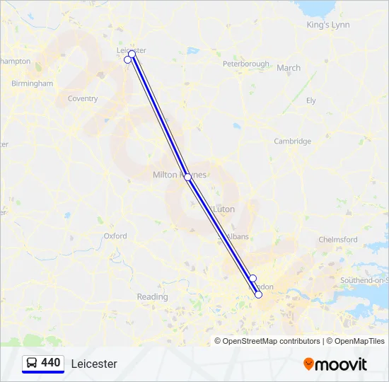 440 Bus Line Map