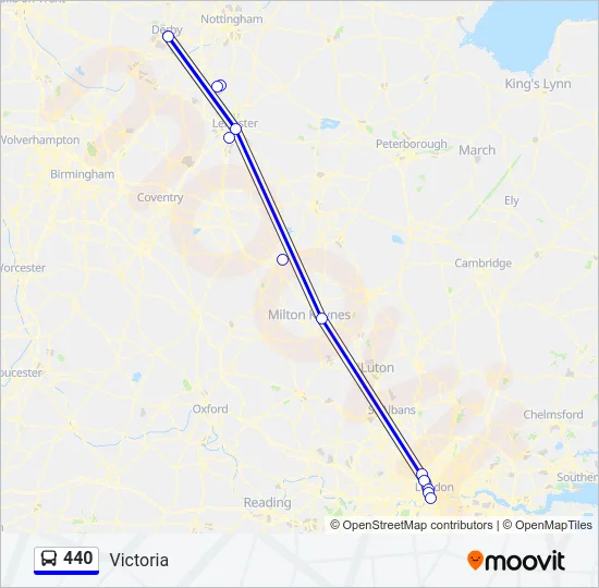 440 Bus Line Map