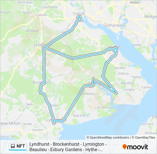 NFT Bus Line Map