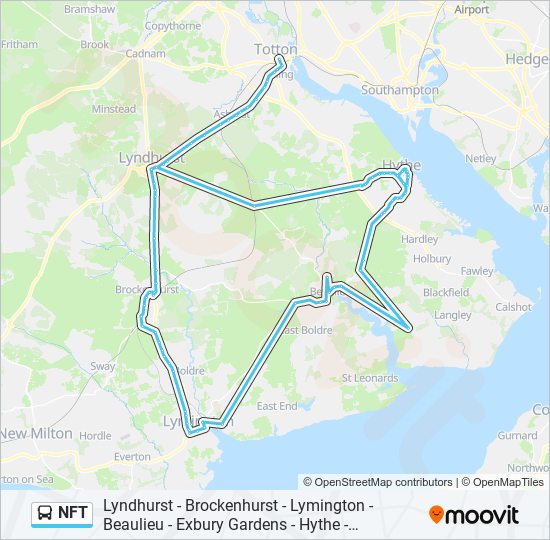 NFT Bus Line Map