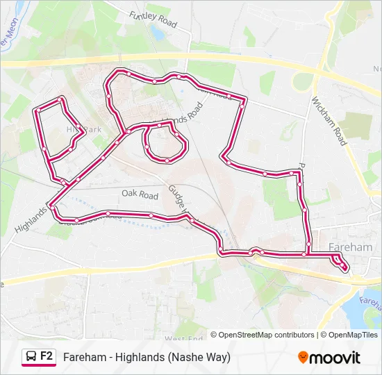 F2 Route: Schedules, Stops & Maps - Fareham (Updated)