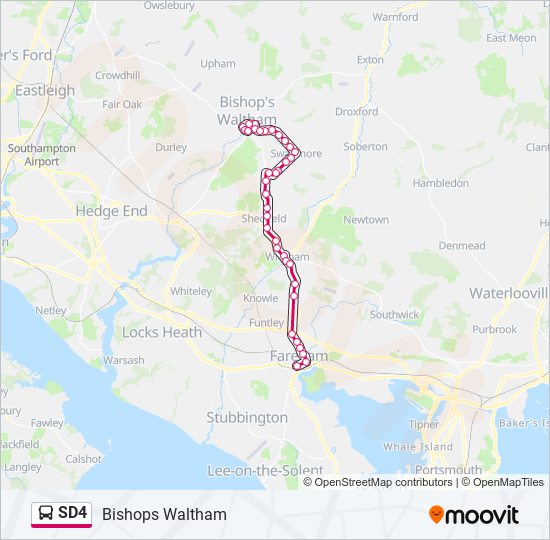 sd4 Route Schedules, Stops & Maps Waltham (Updated)