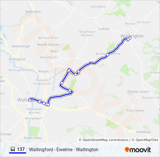 Bus 137 Route Map 137 Route: Schedules, Stops & Maps - Wallingford (Updated)