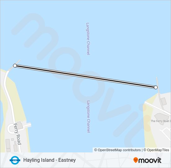 HAYLING FERRY River Bus Line Map