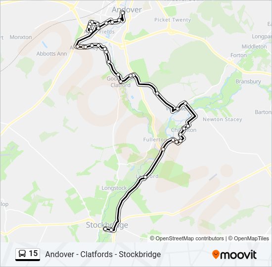 15 bus Line Map