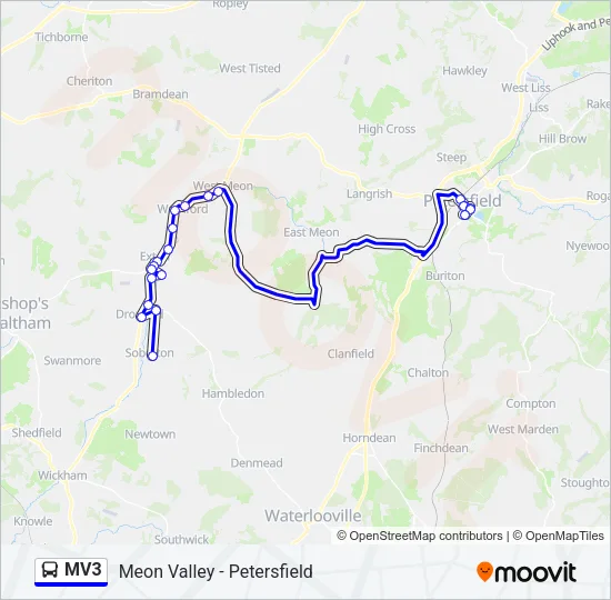 MV3 Bus Line Map