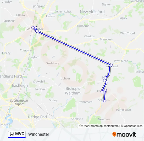 MVC Bus Line Map