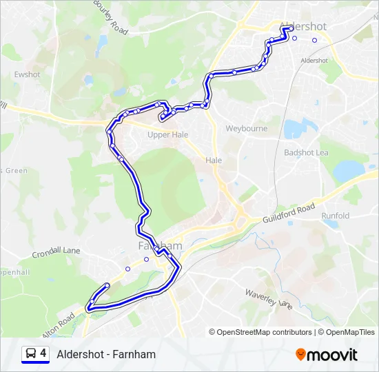 4 Bus Line Map