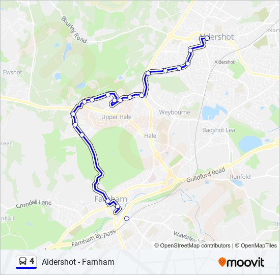 4 Route Schedules, Stops & Maps Farnham (Updated)