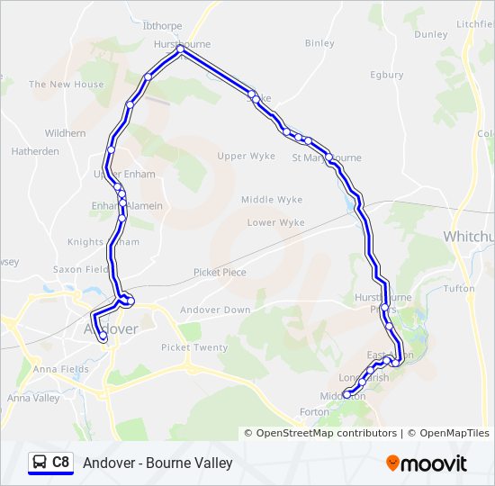 C8 Bus Route Map C8 Route: Schedules, Stops & Maps - Middleton (Updated)