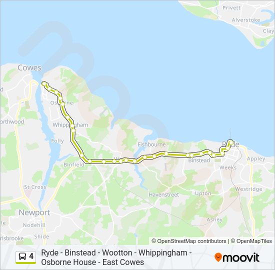 4 Bus Line Map