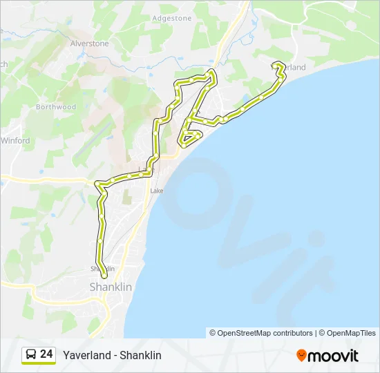 24 Bus Line Map
