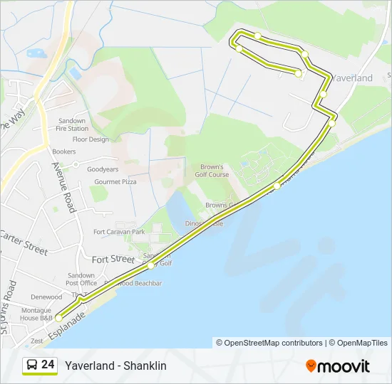 24 Bus Line Map