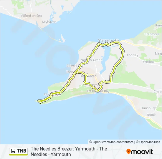 TNB Bus Line Map