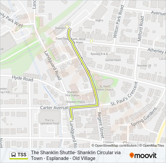 TSS Bus Line Map