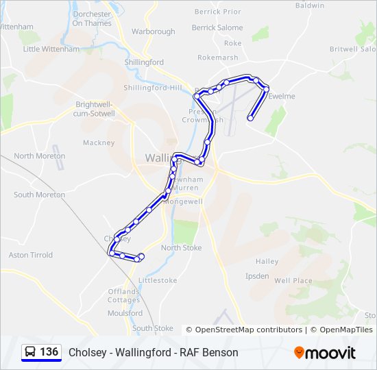 Bus 136 Route Map 136 Route: Schedules, Stops & Maps - Raf Benson (Updated)