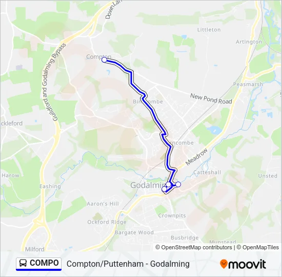 COMPO Bus Line Map
