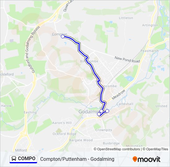 COMPO bus Line Map