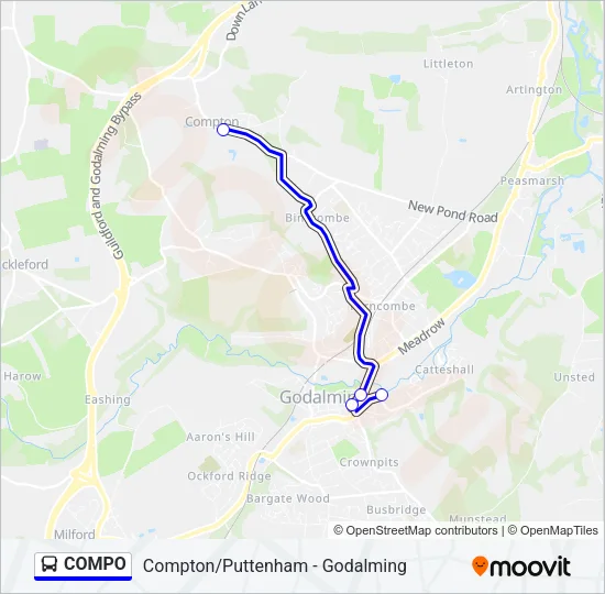 COMPO Bus Line Map