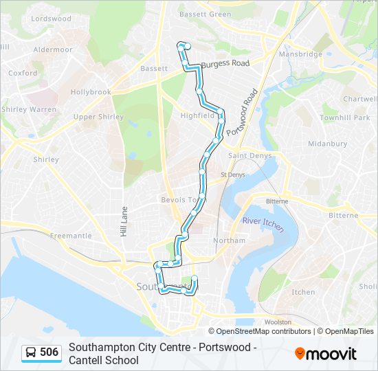 Bus 506 Route Map 506 Route: Schedules, Stops & Maps - Bassett (Updated)