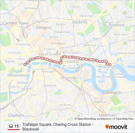15 Route Schedules Stops Maps Blackwall Updated 