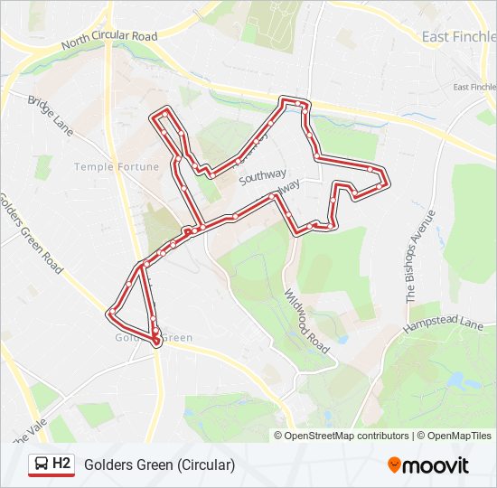 h2 Route Schedules, Stops & Maps Golders Green (Updated)