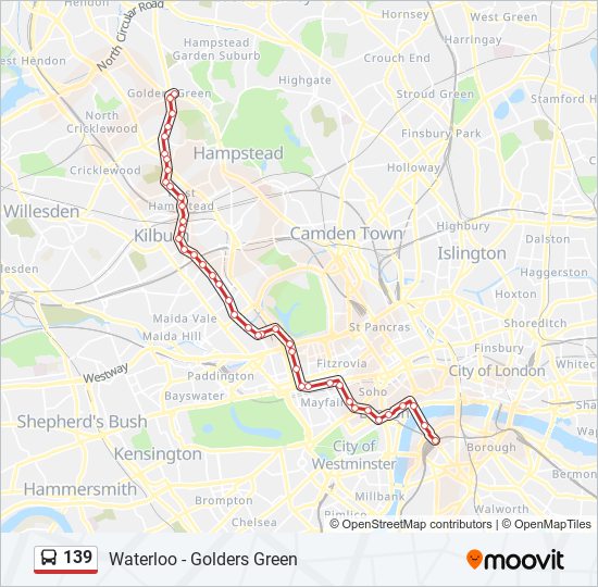 Bus 139 Route Map 139 Route: Schedules, Stops & Maps - Waterloo (Updated)