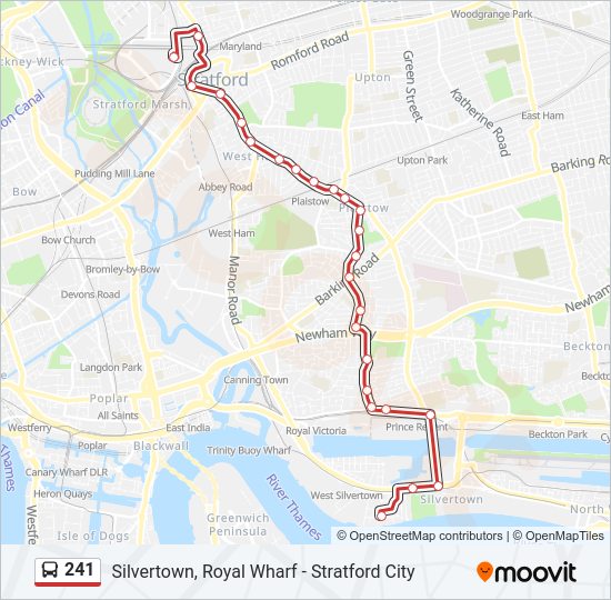 Bus 241 Route Map 241 Route: Schedules, Stops & Maps - Prince Regent (Updated)