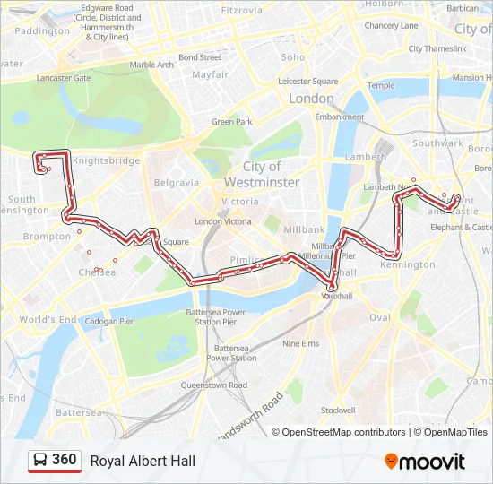 360 Bus Line Map