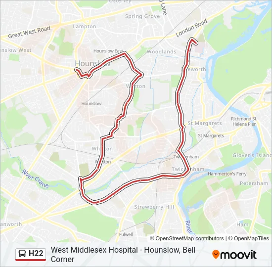 H22 Bus Line Map