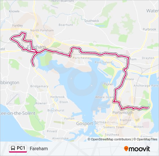 PC1 bus Line Map