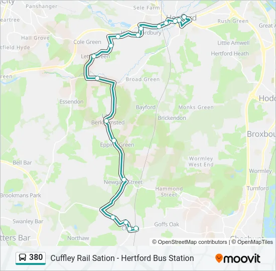 380  Line Map