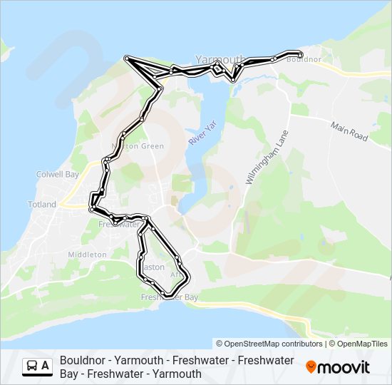 A Bus Line Map