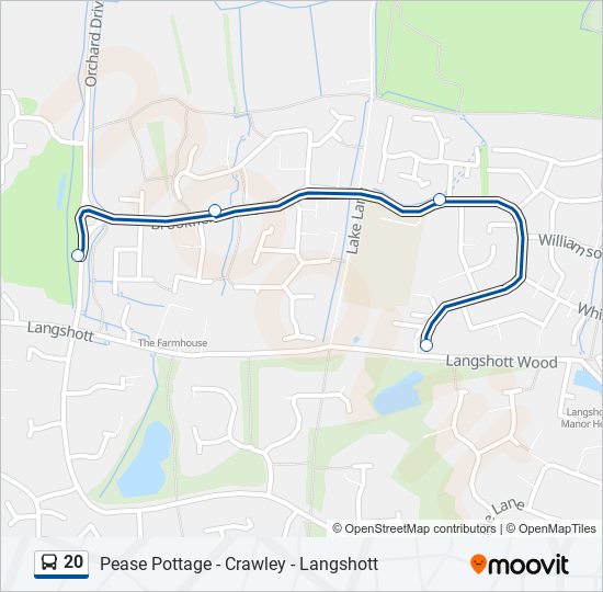 20 Route Schedules, Stops & Maps Langshott (Updated)