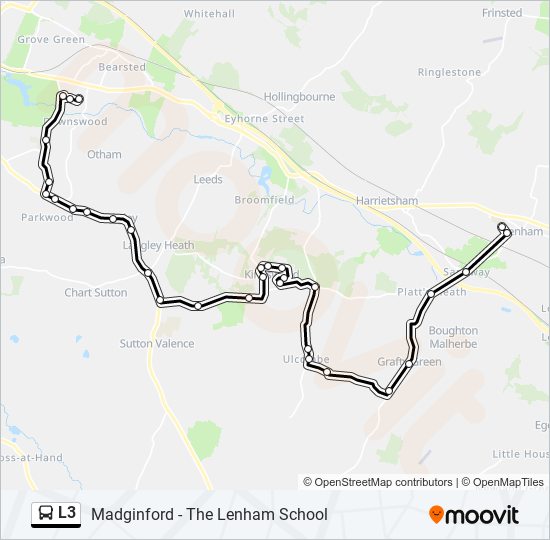l3-route-schedules-stops-maps-lenham-updated