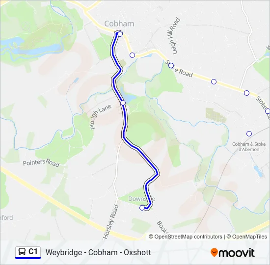 C1 Bus Line Map